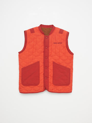 True Artist / KID / Padded Vest nº03 / Brick Red
