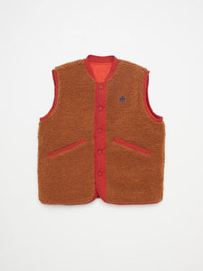 True Artist / KID / Padded Vest nº03 / Brick Red