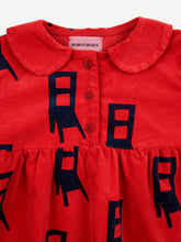 Load image into Gallery viewer, Bobo Choses / FUN / BABY / Have a Sit AO Velvet Dress