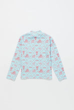 Load image into Gallery viewer, Maison Mangostan / Table Cloth Top / Light Blue - Red