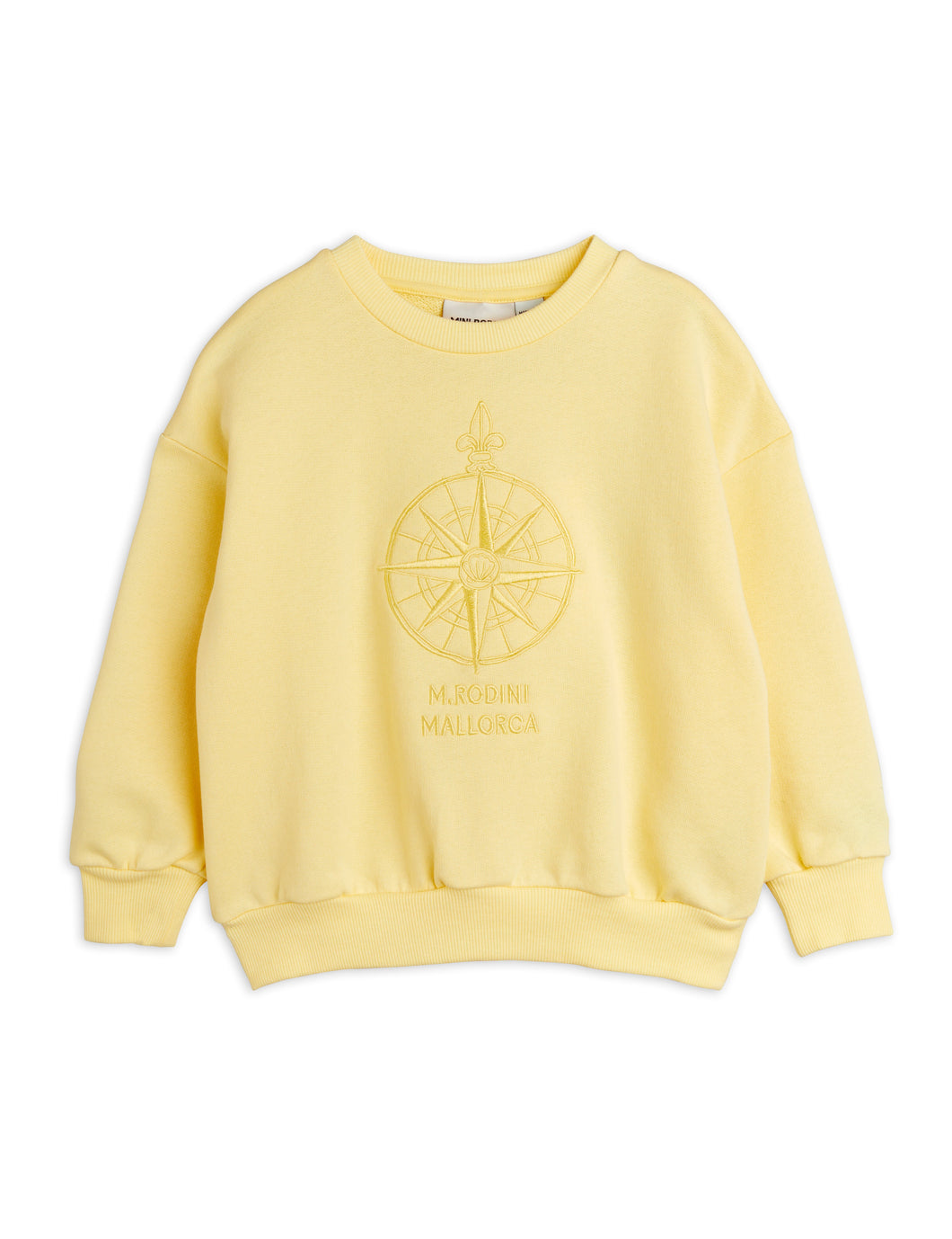 Mini Rodini / PRE AW24 / Compass Emblem Sweatshirt / Yellow