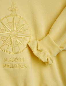 Mini Rodini / PRE AW24 / Compass Emblem Sweatshirt / Yellow