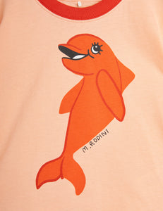 Mini Rodini / PRE AW24 / T-Shirt / Dolphin Red