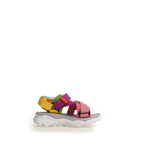 Flower Mountain / Sandals / Nazca 2 Junior / Pink-Violet-Yellow