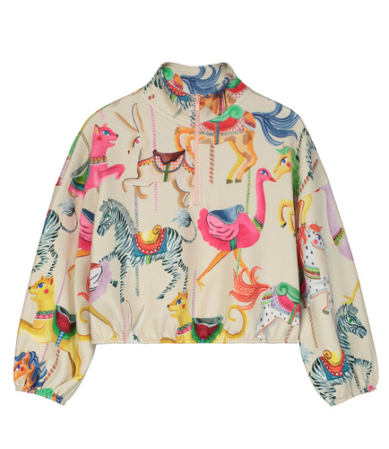 Maison Mangostan / Carnival Sweatshirt Cropped