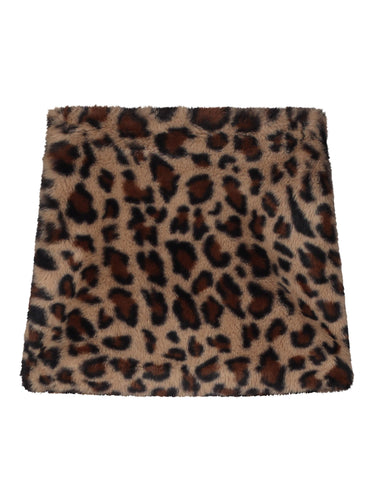 Maison Mangostan / Leopard Fur Skirt