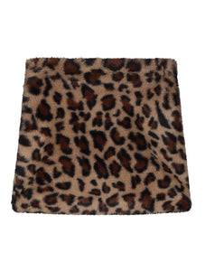 Maison Mangostan / Leopard Fur Skirt