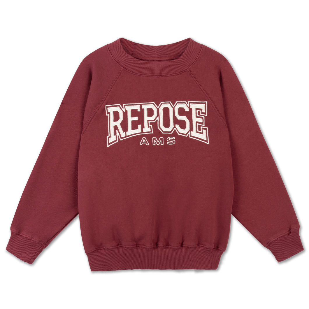 Repose AMS / Raglan Sweater / Burgundy