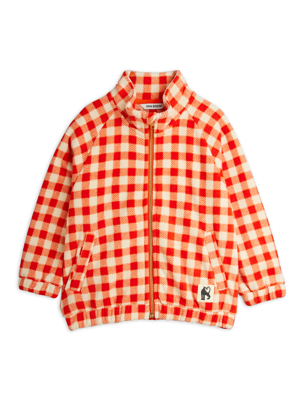 Mini Rodini / Fleece Jacket / Gingham AO
