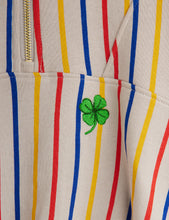 Load image into Gallery viewer, Mini Rodini / Half Zip Sweatshirt / Clover Emblem Multi