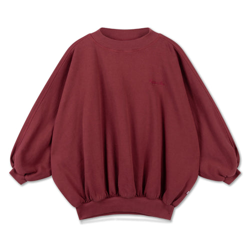 Repose AMS / Crop Sweater / Iris / Royal Burgundy