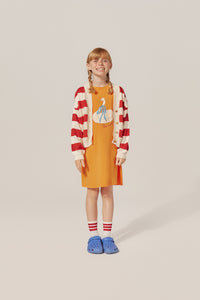 The Campamento / KID / Oversized Cardigan / Red Stripes