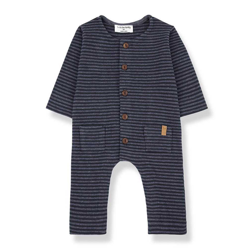 1+ In The Family / Albert / Onesie / Denim