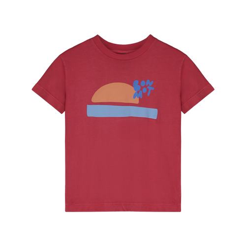 Bonmot / T-shirt / Sunset / Red