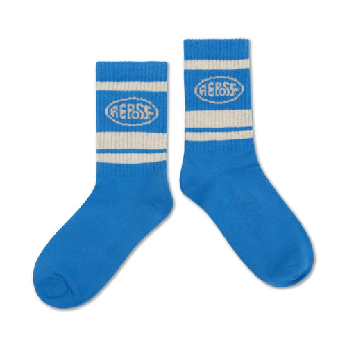 Repose AMS / Sporty Socks / Blue Logo