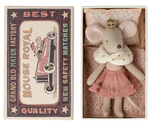 Maileg / Mouse in Box / Little Sister / Princess Mouse
