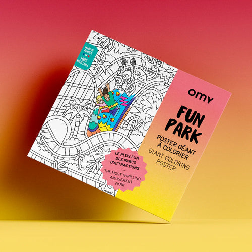 Omy Design & Play / Giant Colouring Poster / Fun Park