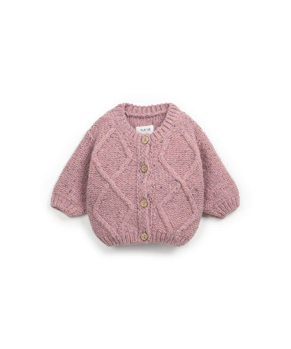 Play Up / BABY / Knitted Cardigan / Rose