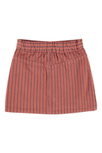 Load image into Gallery viewer, Piupiuchick / KID / Short Skirt / Bordeaux Stripes