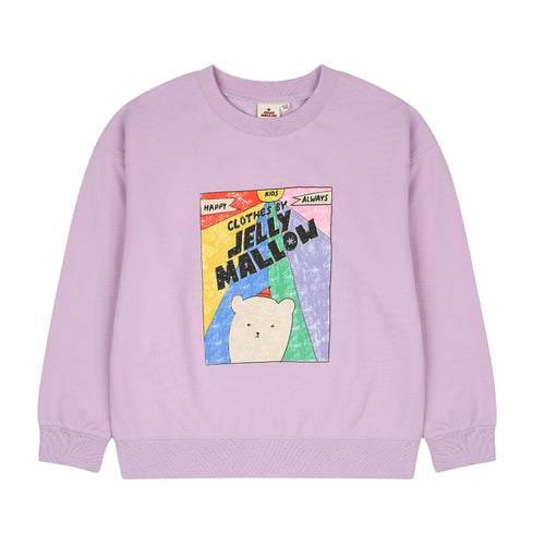 Jellymallow / Big Flower 7-8 Sleeve T-shirt / Pink