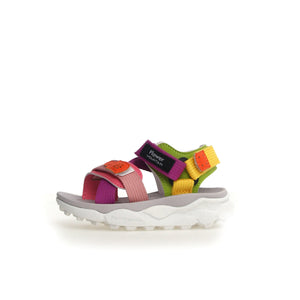 Flower Mountain / Sandals / Nazca 2 Junior / Pink-Violet-Yellow