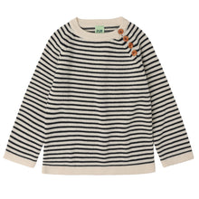 Load image into Gallery viewer, FUB / KID / Sweater / Dark Navy Ecru
