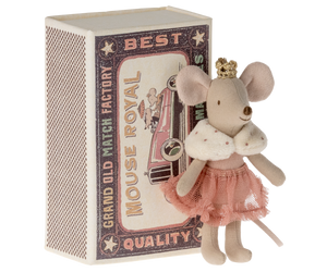 Maileg / Mouse in Box / Little Sister / Princess Mouse