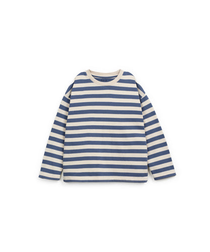 Play Up / KID / Striped LS T-Shirt / Mirtilo