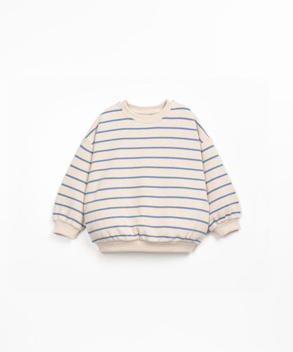 Play Up / KID / Striped Jersey Sweater / Watercolor