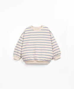 Play Up / KID / Striped Jersey Sweater / Watercolor