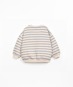 Play Up / KID / Striped Jersey Sweater / Watercolor