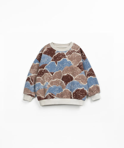 Play Up / KID / Printed Fleece Sweater / Tones