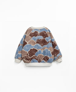 Play Up / KID / Printed Fleece Sweater / Tones