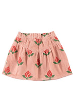 Load image into Gallery viewer, Piupiuchick / KID / Short Skirt / Pink Big Flowers