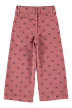 Load image into Gallery viewer, Piupiuchick / KID / Flare Trousers / Pink Hearts