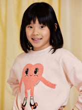 Load image into Gallery viewer, Mini Rodini / Sweatshirt / Heart in shoes chenille