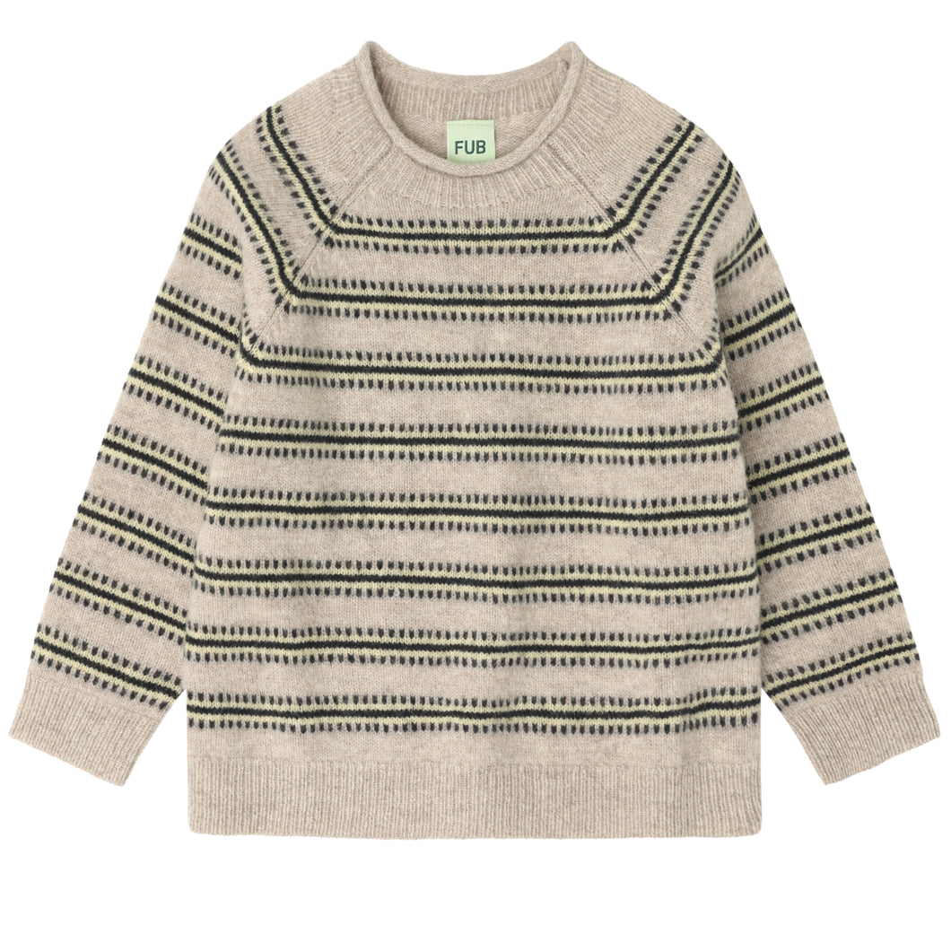 FUB / KID / Jumper / Lambswool / Oat Melange