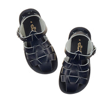 Load image into Gallery viewer, Salt Water Sandals / Sandalen / Shark / Navy