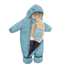 Load image into Gallery viewer, Gosoaky / Water Repellent Onesie / Baby Sparrow / Denim