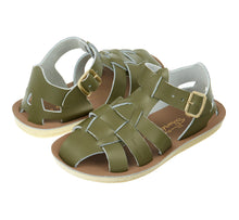 Load image into Gallery viewer, Salt Water Sandals / Sandalen / Shark / Olive