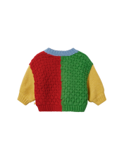 Load image into Gallery viewer, Goldie + Ace / Cardigan / Primary Colour Block