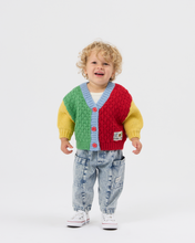 Load image into Gallery viewer, Goldie + Ace / Cardigan / Primary Colour Block