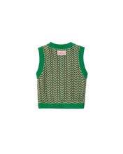 Load image into Gallery viewer, Goldie + Ace / Knit Vest / Sweet Heart Button Up