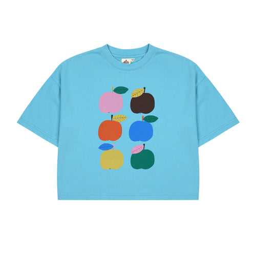 Jellymallow / Colorful Apple T-Shirt / Blue