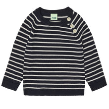 Load image into Gallery viewer, FUB / BABY / Blouse / Dark Navy Ecru