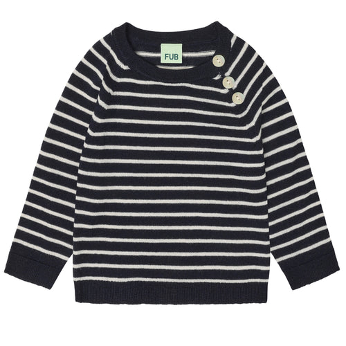 FUB / BABY / Blouse / Dark Navy Ecru