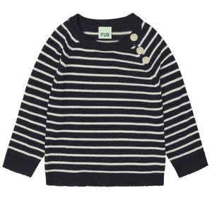 FUB / BABY / Blouse / Dark Navy Ecru