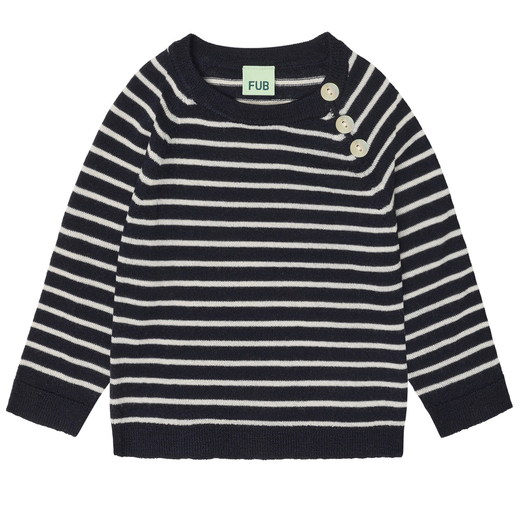 FUB / BABY / Blouse / Dark Navy Ecru