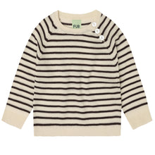 Load image into Gallery viewer, FUB / BABY / Blouse / Ecru Dark Navy