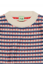 Load image into Gallery viewer, FUB / KID / Multi Sweater / Ecru Indigo Red